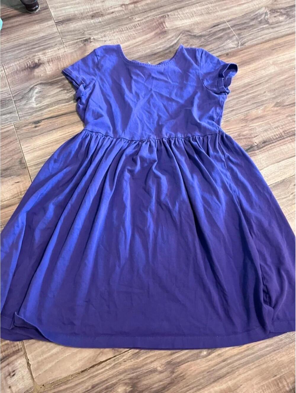 Hanna Anderson Purple Dress - L8